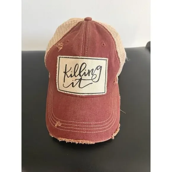 Killing It Women's adjustable Mesh Baseball Cap - Picture 1 of 5